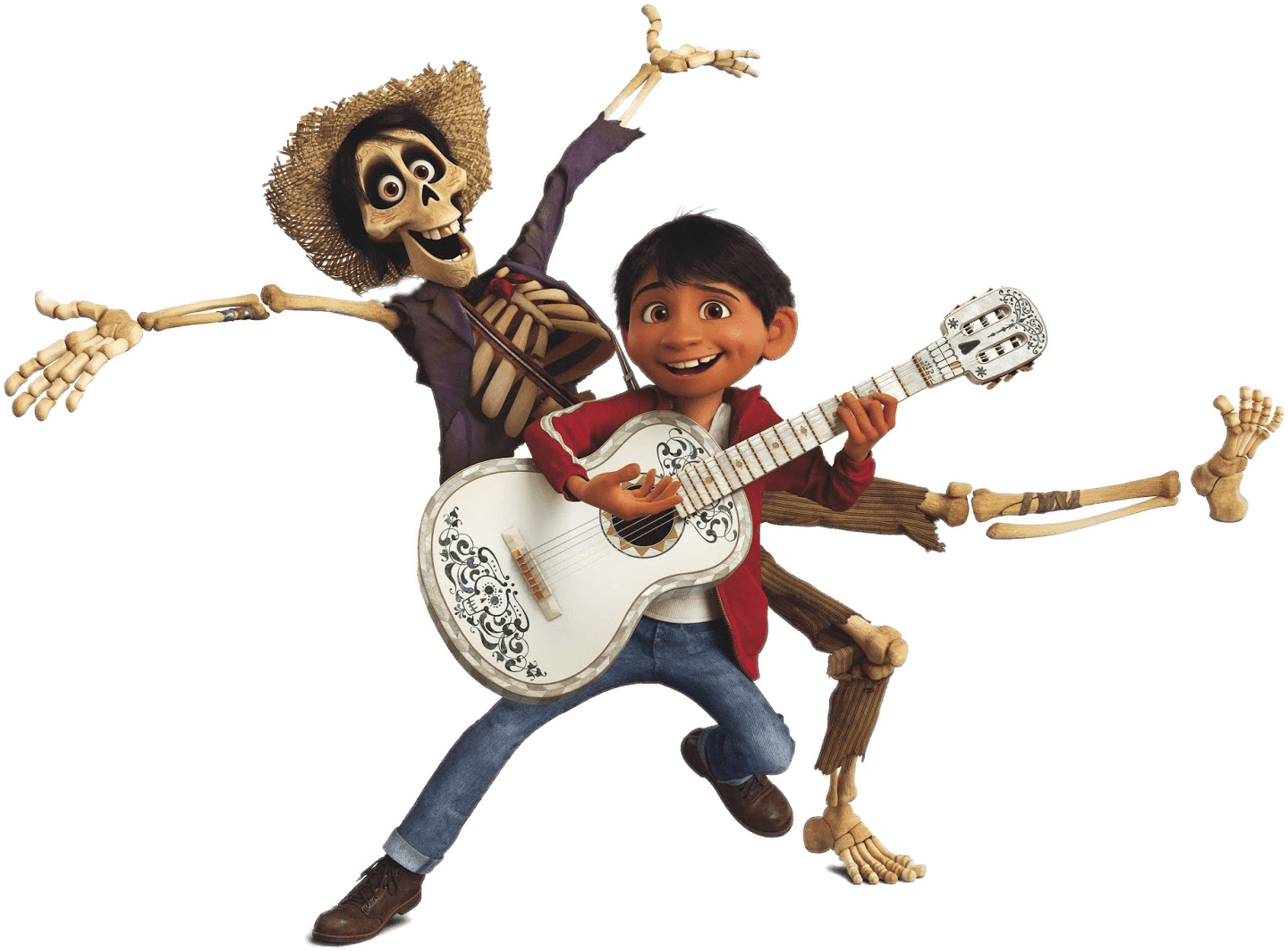 Download - Miguel Y Hector Coco Png (1600x1221), Png Download