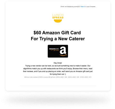 Catering Email - Email (444x419), Png Download