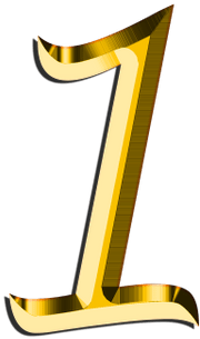 Numeros Dorados Para Imprimir (400x400), Png Download