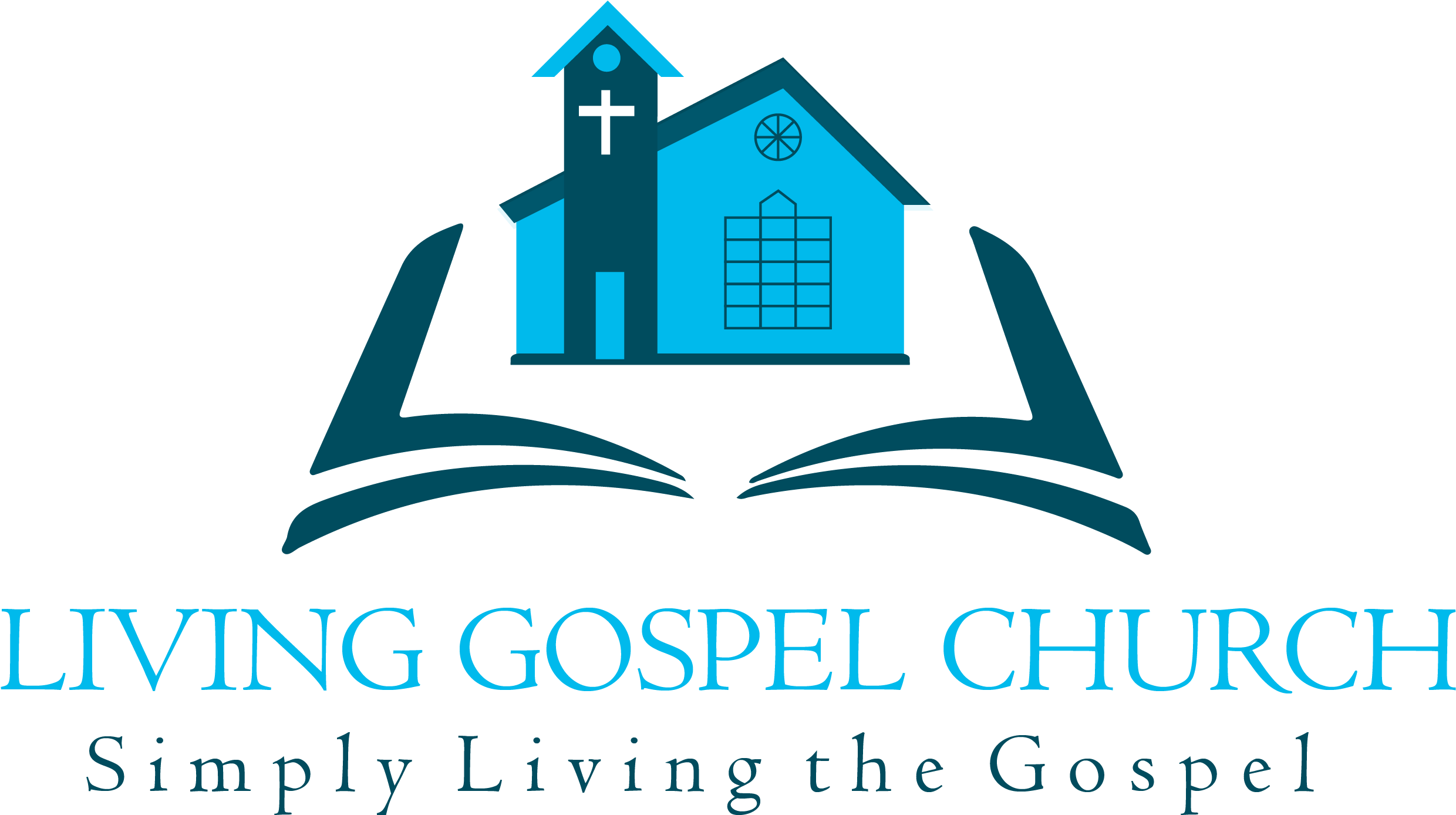 Living Gospel Church Logo (2492x1564), Png Download