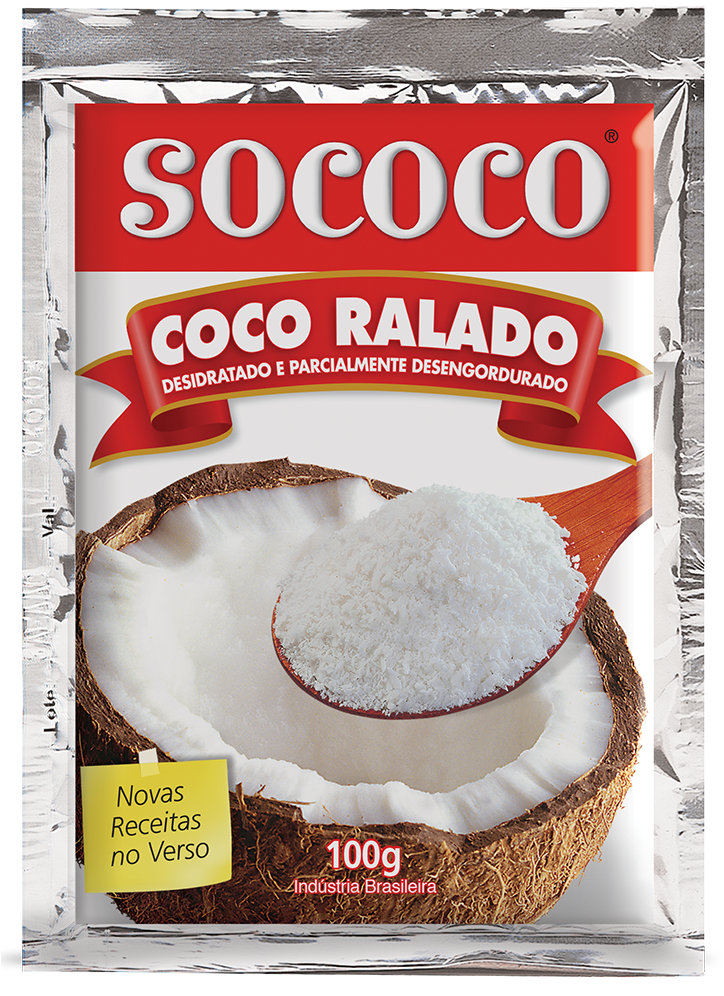 Cocoralado100g - Pacote De Coco Ralado (1000x1000), Png Download