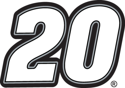 20 Sticker - Matt Kenseth Number 20 (427x302), Png Download