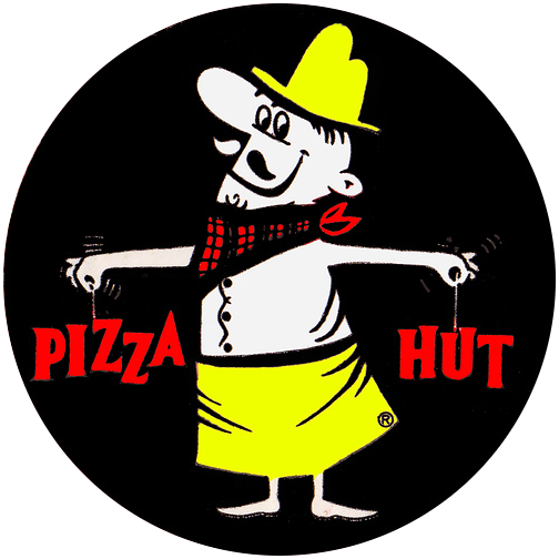 In 1967, Pizza Hut Opened Test Locations In The Cyberslands - First Pizza Hut Logo (504x504), Png Download
