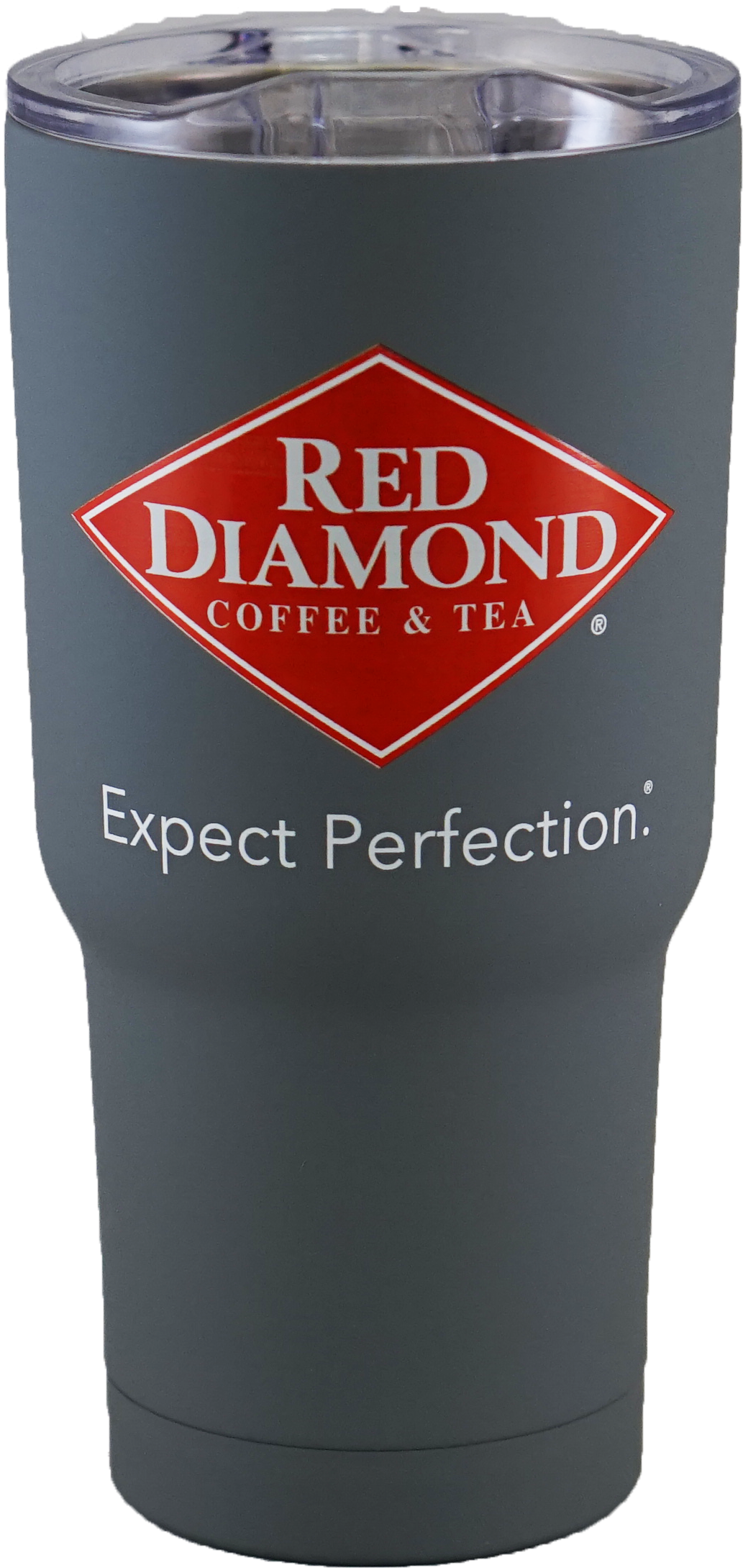 Grey Soft Touch Hot And Cold Tumbler - Red Diamond Tea (2550x3300), Png Download