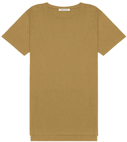 John Elliott Mercer Cotton T-shirt Gold - Comme Des Garcons T Shirt Olive (500x500), Png Download