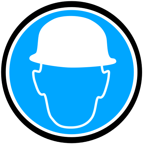 Hard Hat, - Hard Hat Sign Vector (566x800), Png Download