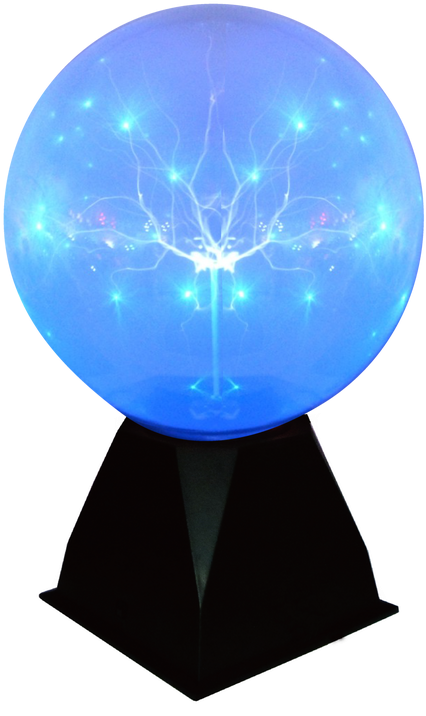 Maplin Eight Inch Interactive Blue Plasma Ball (730x730), Png Download