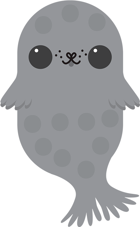 Download Image - Seal Cartoon Png (1000x1000), Png Download