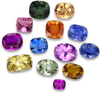 Sapphire - Gemstones Png (636x358), Png Download