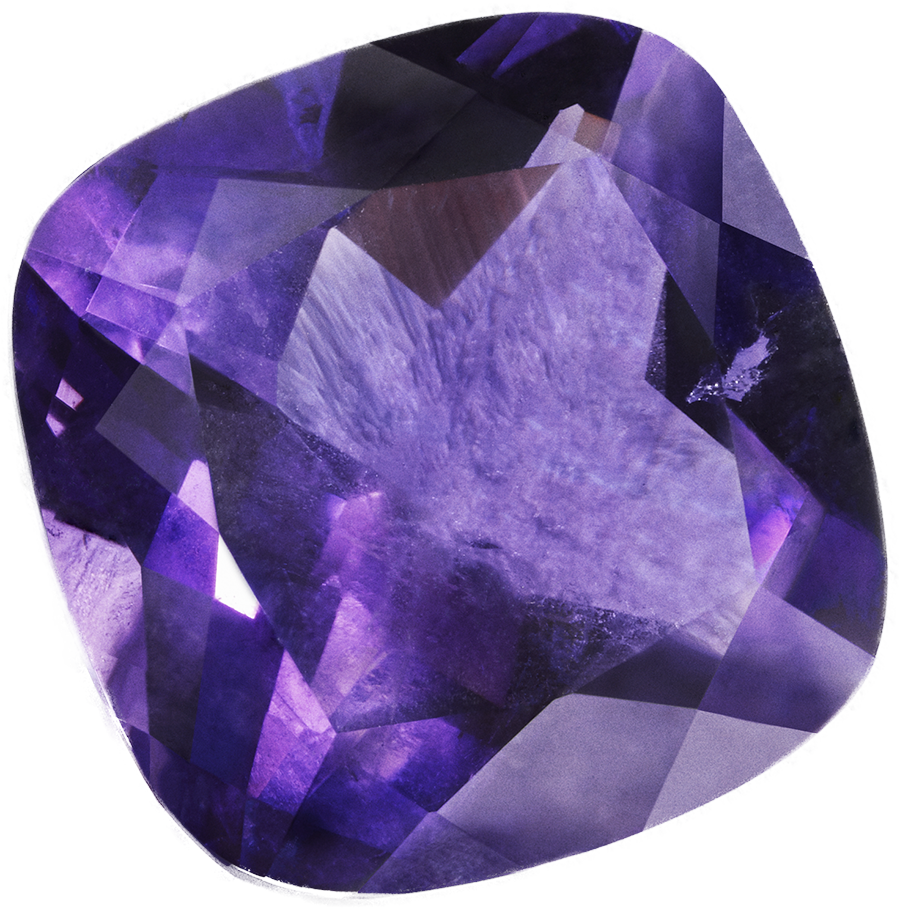 Rough Cut Jewel - Transparent Amethyst Gemstone Png (900x908), Png Download