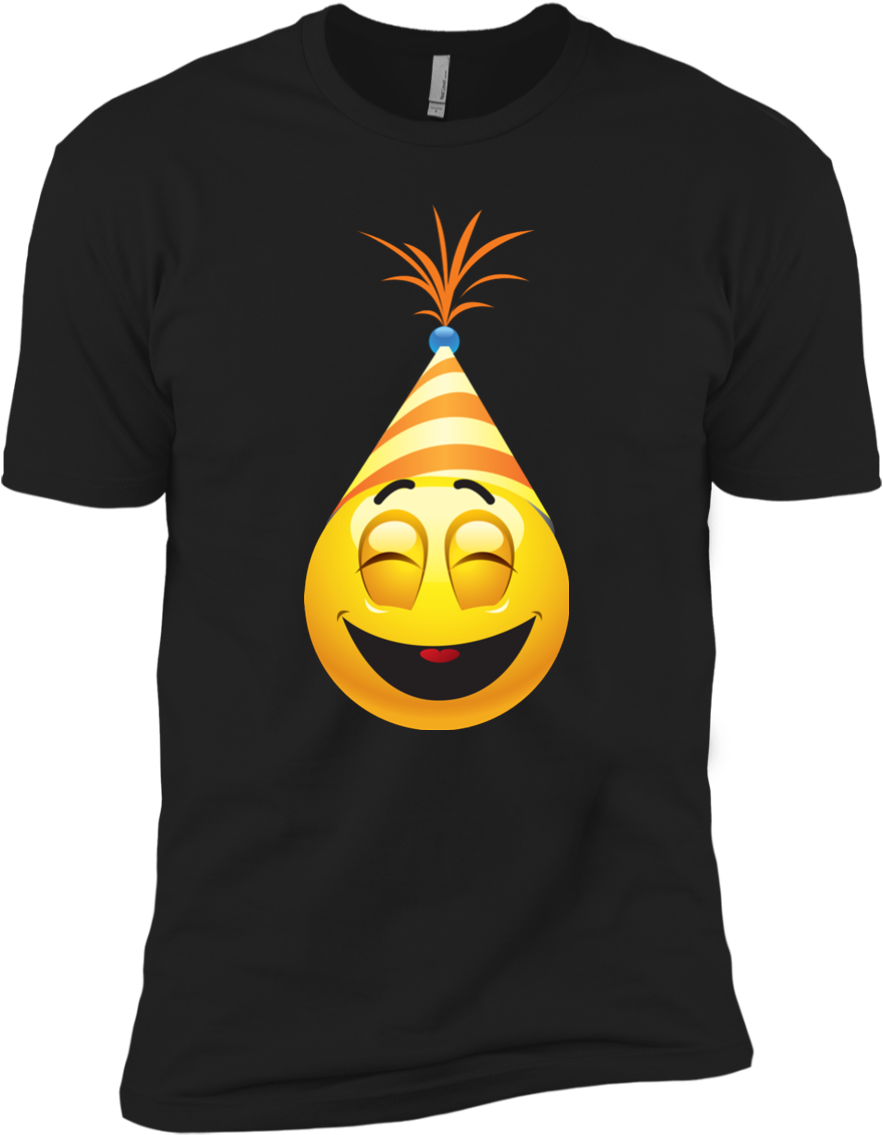 New Year Emotion Funny Emoji T Shirt Nl3600 Next Level - T-shirt (1155x1155), Png Download