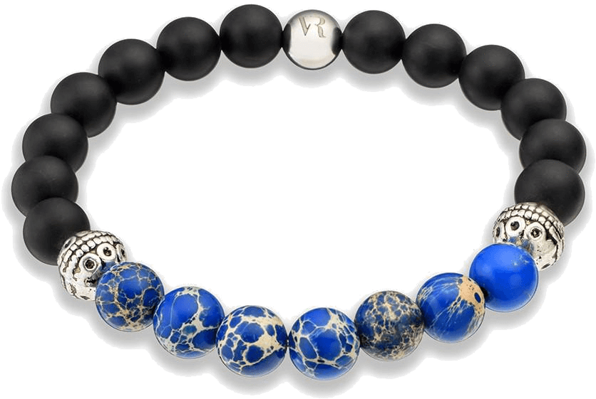 Blue Gemstone Bracelet - Black Onyx Stone Bracelet (1000x1000), Png Download