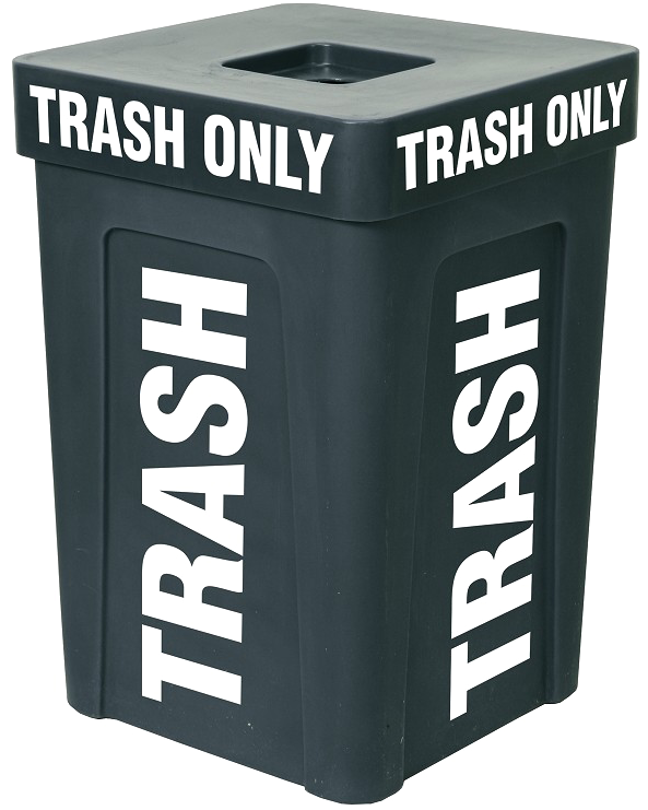 Trash Bin Png - Anime Trash Can (750x750), Png Download
