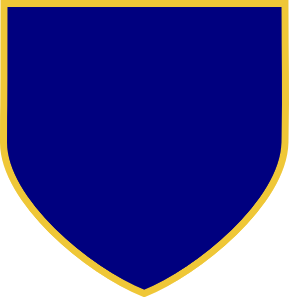 How To Set Use Blue And Gold Shield Svg Vector (582x597), Png Download