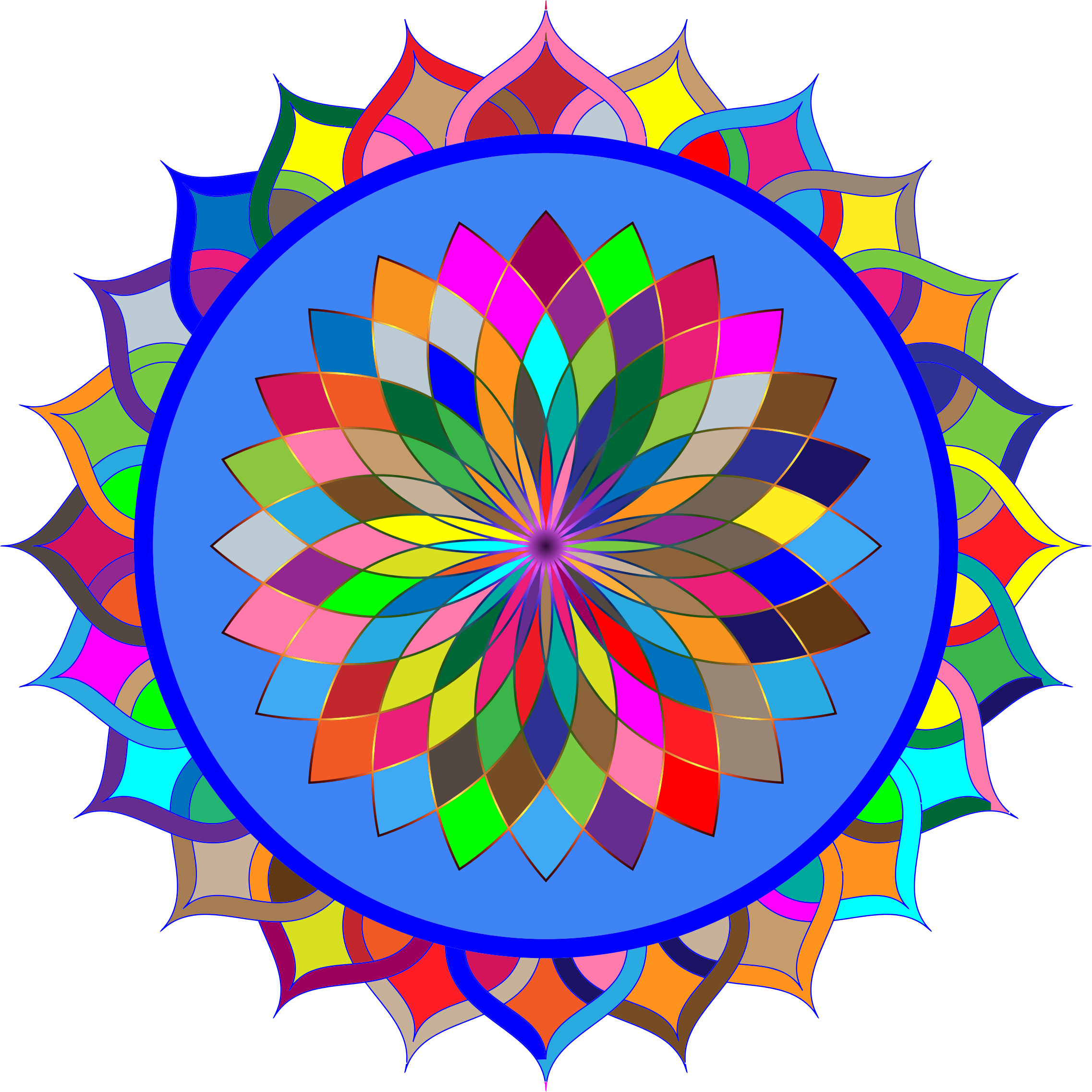 Clipart - Mandalas Clipart Png (2274x2274), Png Download