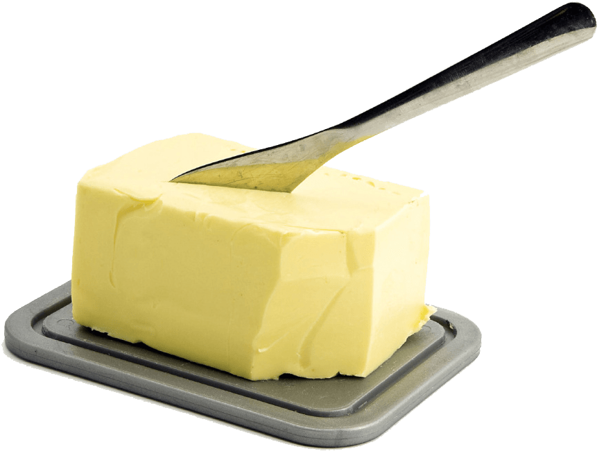 Butter Knife Transparent Png - Clip Art Of Butter (1200x800), Png Download