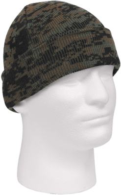 Cold Weather - Rothco Deluxe Camouflage Military Style Watch Cap/beanie, (500x500), Png Download