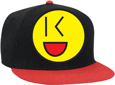 Snapback Flat Bill Hat - Flat Bill Hat Png (400x323), Png Download