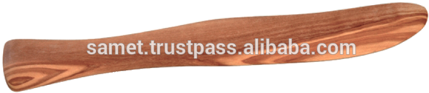 Olive Wood Butter Spreader Knife - Wood (900x600), Png Download
