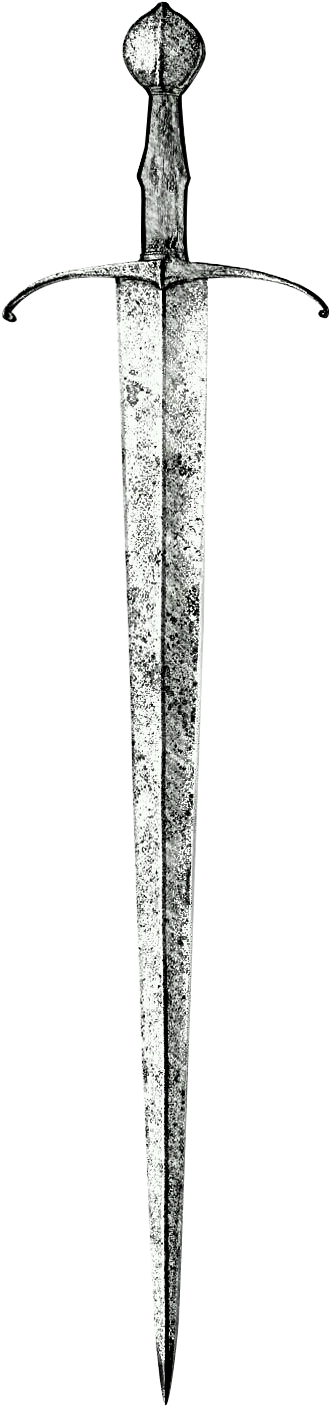 Cut And Thurst Sword - Sword (513x1500), Png Download