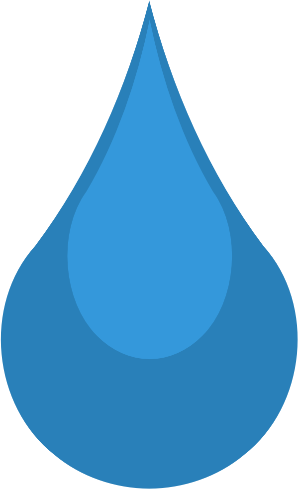 Drop Icon - Water Drop Flat Png (1024x1024), Png Download