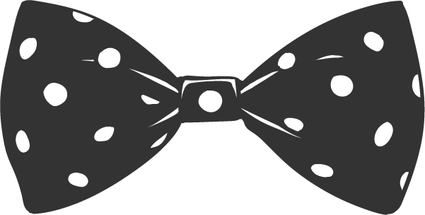 19 Polka Dot Bow Tie Jpg Royalty Free Huge Freebie - Polka Dot Bow Tie Clipart (601x304), Png Download