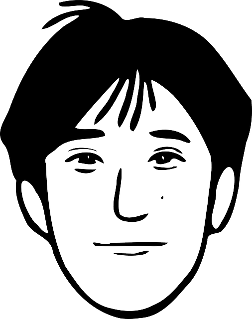 Mad, Man, Young, Face, Cartoon, Men, Sad, Depressed - Male Face Clip Art (506x640), Png Download