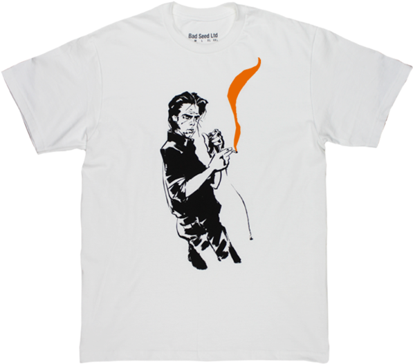Reinhard Orange Smoke White T-shirt - Reinhard Kleist Nick Cave - Mercy On Me Comic (600x600), Png Download