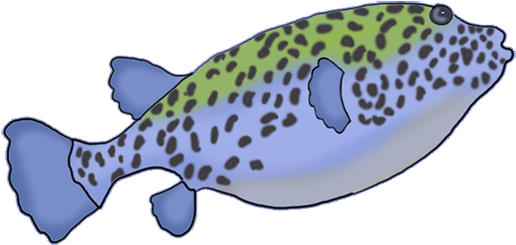 Fish Clip Art - Puffer Fish Clip Art (531x276), Png Download