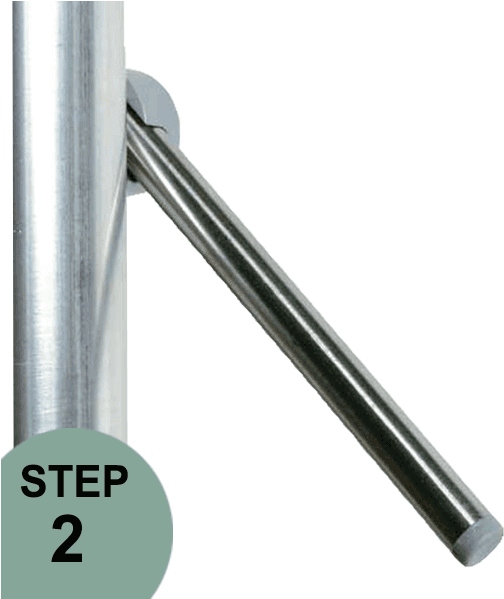 Prova Railing Pa5a Steel Tube 42" Rail In-fill - Steel (598x598), Png Download