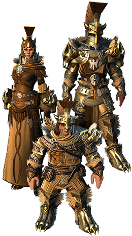 Collection Content Foreground Strongholds Pvp Lionsmanearmor - Neverwinter Lion Armor (260x465), Png Download