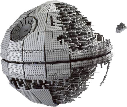 Death Star - Lego Death Star 2 (472x380), Png Download