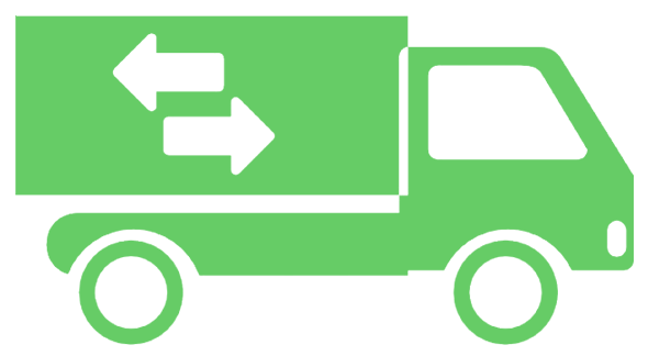 Moving - Truck (627x334), Png Download