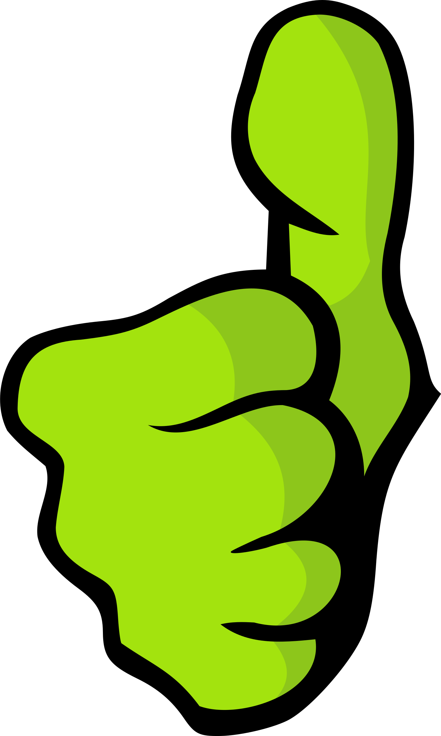 Image Png - Incredible Hulk Thumbs Up (1440x2400), Png Download