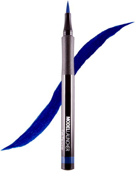 Felt Tip Eyeliner - Blue Eyeliner Png (600x600), Png Download