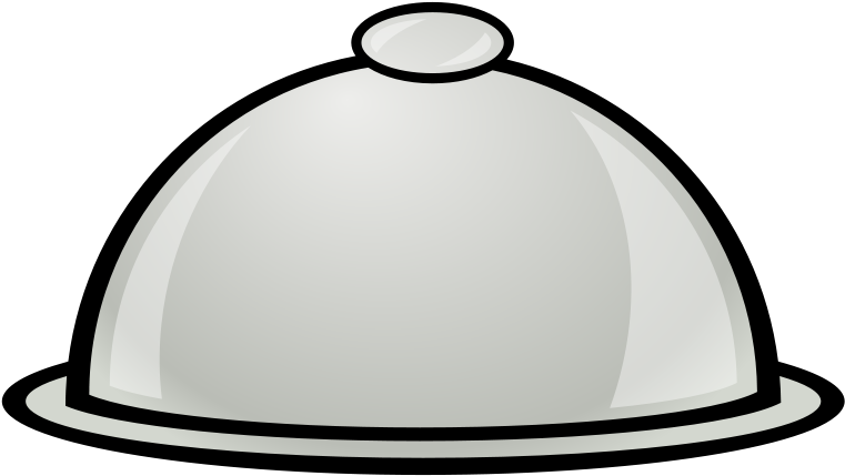 Plate Clipart Waiter - Waiter Tray (800x566), Png Download