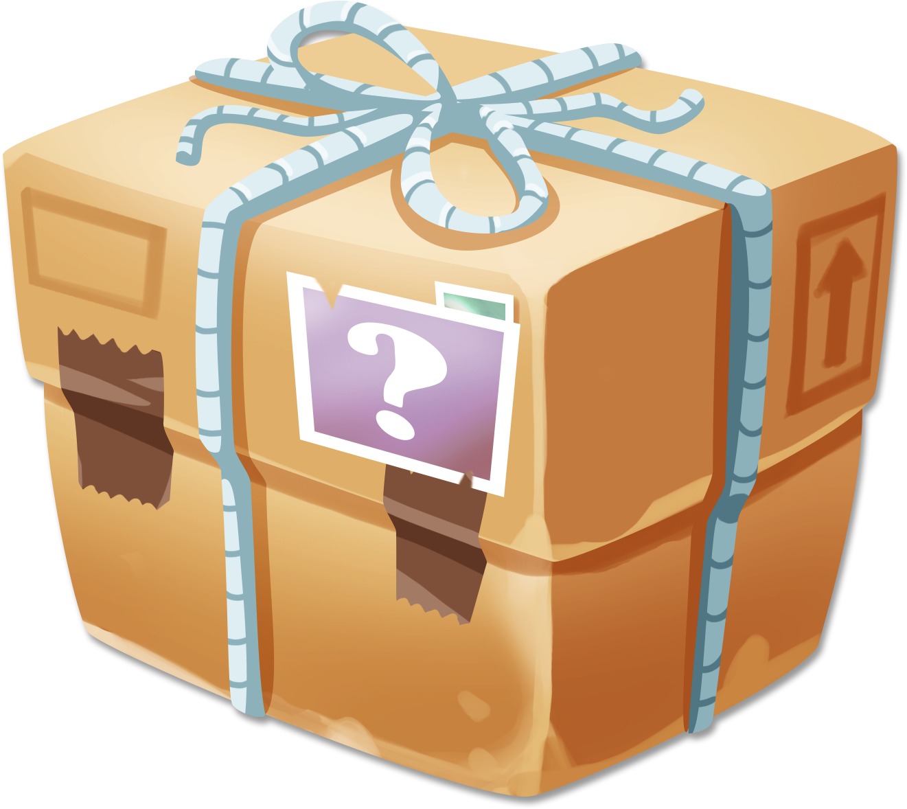 Large Mystery Package - Colis Mystere (1358x1358), Png Download