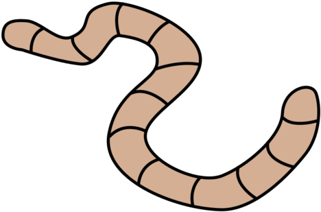 Clipartist Source - Earth Worm Clip Art (700x525), Png Download