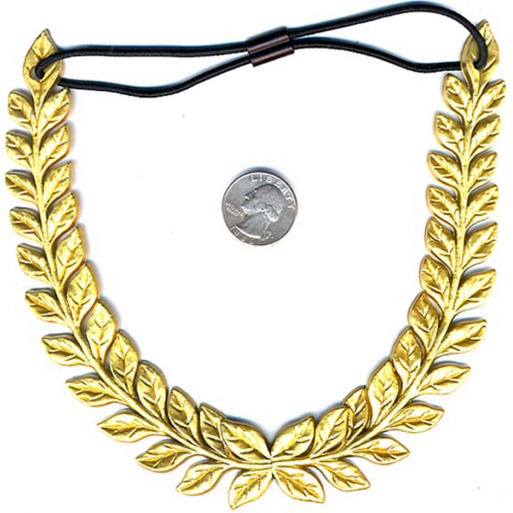 Gold Leaf Headband - Necklace (1000x1231), Png Download