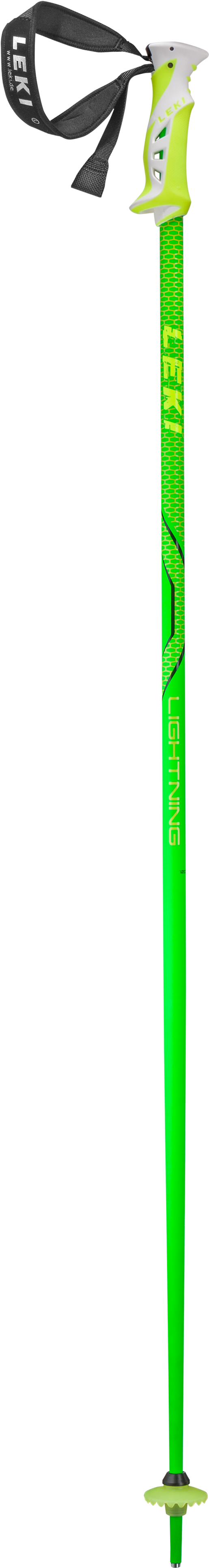 Leki Lightning Ski Poles, Unisex, Lightning Green 110 - Leki Lightning Green, Ski Poles (size 115 Cm - Color (1177x4000), Png Download