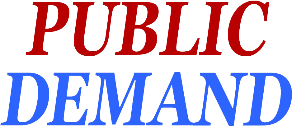 Public Demand (1000x545), Png Download