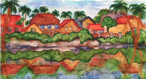 01 Karala India Artwork - Visual Arts (500x500), Png Download