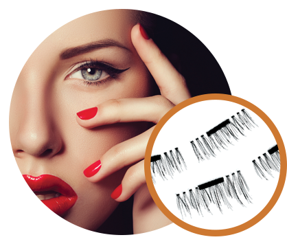 Magnetic Eyelashes - Mesauda Milano (418x355), Png Download