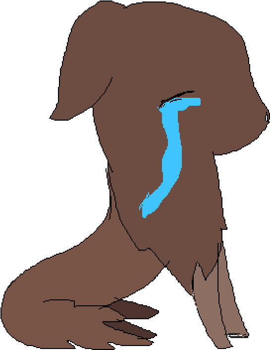 Sad Dog - Dog (1000x1000), Png Download