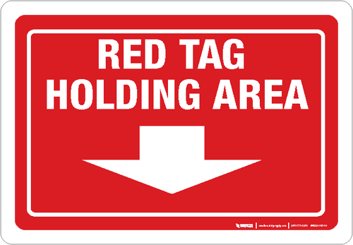 Red Tag Holding Area - M&b (500x347), Png Download