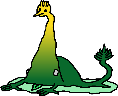 Weird Bird Headed Frog Like Creature Transparent - Transparency (392x324), Png Download