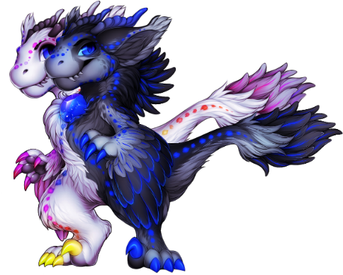 34696 - Gem Raptor Paintie Png (491x400), Png Download