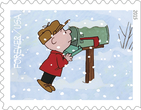 A Charlie Brown Christmas - Charlie Brown Stamp (600x600), Png Download