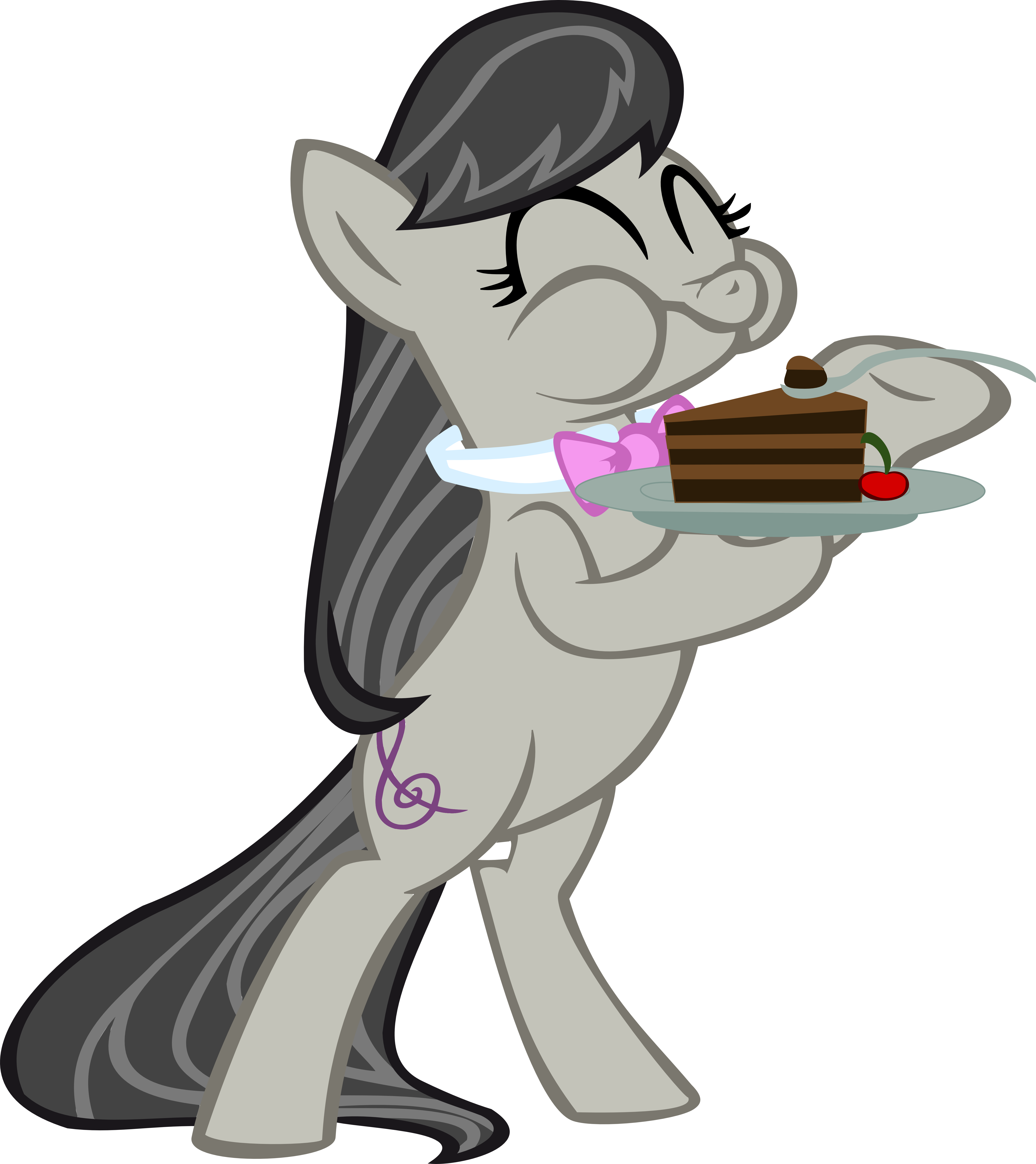 Rainbow Dash Pinkie Pie Twilight Sparkle Pony Clothing - Octavia Pony (5412x6082), Png Download