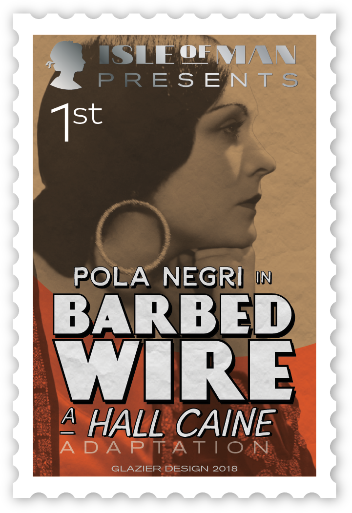 Hall Caine Stamps - Pola Negri (789x1127), Png Download